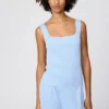3D Knit geribde mouwloze trui voor dames