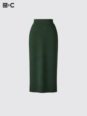 3D Knit-geribde rok voor dames