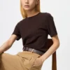 3D Knit merinotrui voor dames | Halflange mouwen