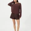 3D Knit mesh-trui voor dames