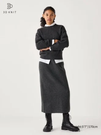3D Knit rok van Souffle Yarn voor dames