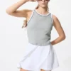 Actieve flared tennisrok voor dames