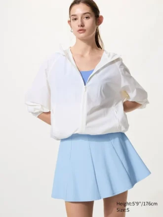 Actieve flared tennisrok voor dames
