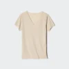 AIRism Anti-Odor Mesh T-shirt voor heren | V-hals