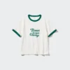 AIRism katoen Short-sleeve T-shirt voor dames met print