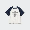AIRism katoen T-shirt met korte mouwen en print voor kinderen