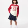 AIRism katoen T-shirt met Longsleeves voor kinderen | Print