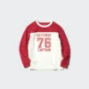 AIRism katoen T-shirt met Longsleeves voor kinderen | Print