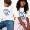 AIRism katoen T-shirt met print voor kinderen