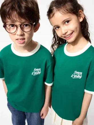 AIRism katoen T-shirt met print voor kinderen