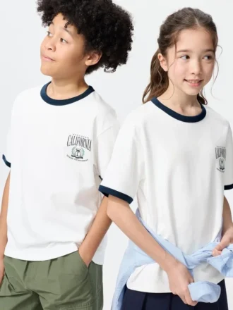 AIRism katoen T-shirt met print voor kinderen