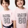AIRism katoen T-shirt met print voor kinderen