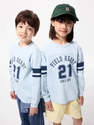 AIRism katoen T-shirt voor kinderen | Longsleeves