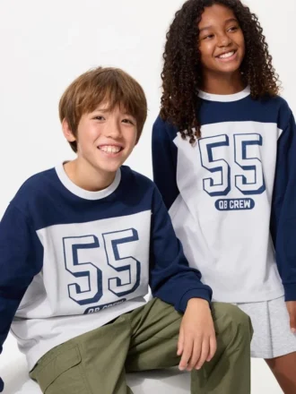 AIRism katoen T-shirt voor kinderen | Longsleeves | Print