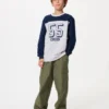 AIRism katoen T-shirt voor kinderen | Longsleeves | Print