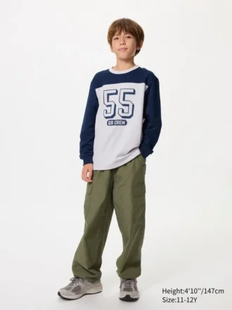 AIRism katoen T-shirt voor kinderen | Longsleeves | Print