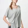 AIRism Relaxed T-shirt met V-hals voor dames | 2-way