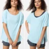 AIRism Relaxed T-shirt met V-hals voor dames | 2-way