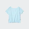AIRism Relaxed T-shirt met V-hals voor dames | 2-way