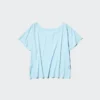 AIRism Relaxed T-shirt met V-hals voor dames | 2-way