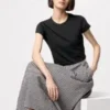 AIRism Soft Cropped T-shirt voor dames