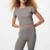 AIRism Soft Cropped T-shirt voor dames