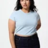 AIRism Soft Cropped T-shirt voor dames