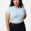 AIRism Soft Cropped T-shirt voor dames