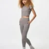 AIRism Soft Cropped T-shirt voor dames