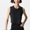 AIRism Soft geribd T-shirt voor dames | Mouwloos
