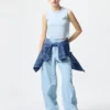 AIRism Soft geribd T-shirt voor dames | Mouwloos