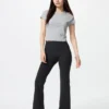 AIRism Soft geribde flare-legging voor dames