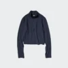AIRism Soft T-shirt met halve rits voor dames