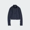 AIRism Soft T-shirt met halve rits voor dames