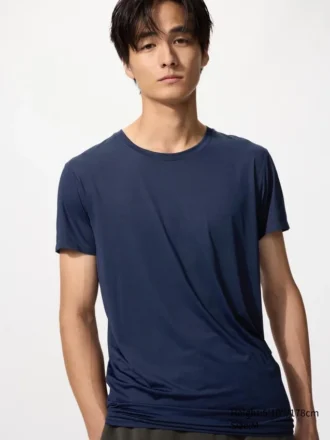 AIRism T-shirt met ronde hals voor heren