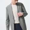 AirSense-blazer met pied-de-poule-motief voor heren | Wolachtig
