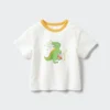 Baby Baby AIRism katoenen T-shirt | Dinosaurus