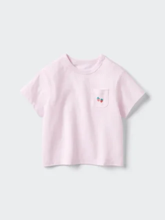 Baby Baby AIRism katoenen T-shirt | Patch