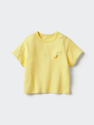 Baby Baby AIRism katoenen T-shirt | Patch