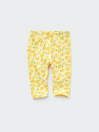 Baby Baby Cropped Leggings met print