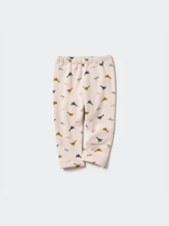 Baby Baby Fleece Leggings met print