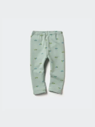 Baby Baby Fleece Leggings met print