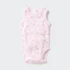 Baby Baby mouwloze Body’s van katoen mesh | Print