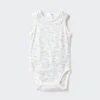 Baby Baby mouwloze Body’s van katoen mesh | Print