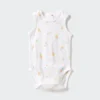 Baby Baby mouwloze Body’s van katoen mesh | Print