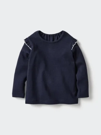 Baby Baby T-shirt met ruches | Longsleeves