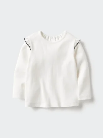 Baby Baby T-shirt met ruches | Longsleeves