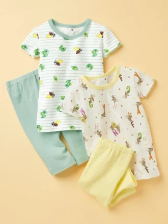Baby Baby the Picture Book Collection Droge pyjama’s | Korte mouwen