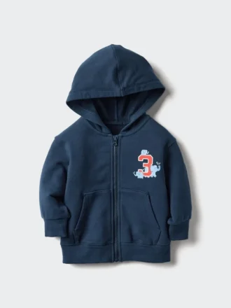 Baby Baby Ultra Stretch Sweat Hoodie met volledige rits
