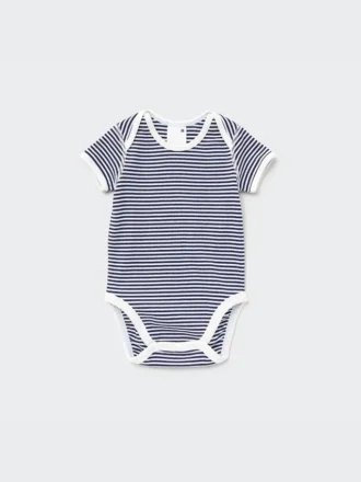 Baby-body’s met korte mouwen (gestreept)